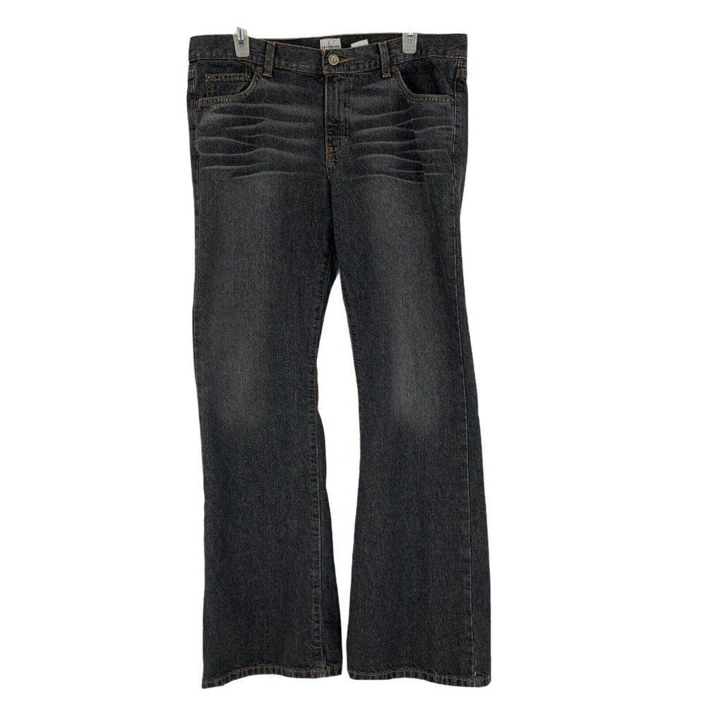 Calvin Klein Sz 13 Jeans Womens Boot Cut Flare Denim Jr GUC 100% Cotton 6244 Low